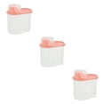 thumbnail image 4 of Tarro sellado con tapa Wosthever Dispensador de almacenamiento de alimentos 1.9L Rosa CBP021364, 4 of 6