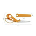 thumbnail image 4 of Fiskars Amplify RazorEdge Scissors Fabric Shears, Orange, 10 inch, 4 of 13