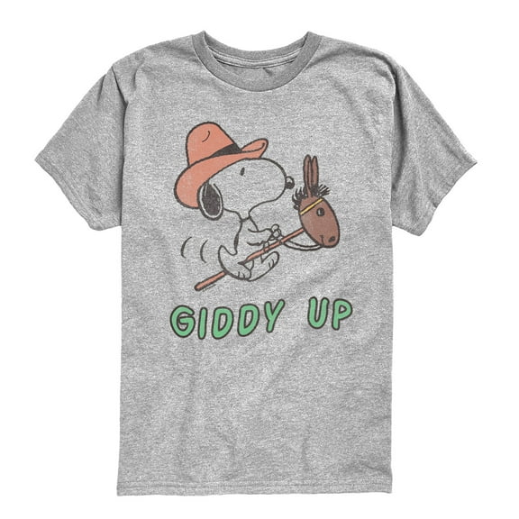 Peanuts - Snoopy Giddy Up - Youthshort Sleeve Graphic T-Shirt