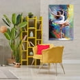 thumbnail image 4 of Stupell Industries Contemporary Bright Hued Dancing Ballerina Canvas Art, 30 x 45, by Leon Devenice, 4 of 8