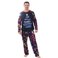 thumbnail image 3 of Family Christmas Pajamas Matching Sets, Navy Lights Christmas Tree Print Family Matching Christmas Pajamas Sets for Women, Men & Couples, 3 of 5