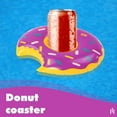thumbnail image 3 of Water Inflatable Cup Holder Donut Floating Coaster for Swimming Pool Party Decor (Purple), 3 of 6