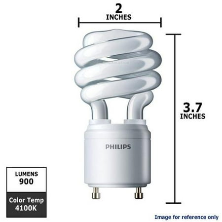 Philips 13w 120v GU24 4100K EL/mDT Fluorescent Light Bulb