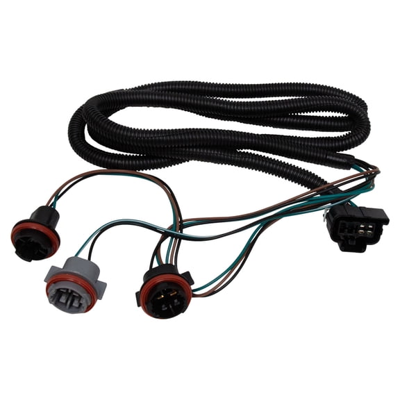 TRQ Passenger Side Tail Light Wiring Harness Fits 2007-2013 Chevrolet Silverado 1500 2007-2014 Silverado 2500 HD 3500 HD GMC Sierra 3500