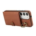 thumbnail image 5 of Allytech Galaxy A24 4G Wallet Case, 2023 Vintage PU Leather Slim Fit Back Cover with Cards Holder Ring Stand Shockproof Bumper Wallet Case for Samsung Galaxy A24 4G -Brown, 5 of 7