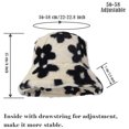 thumbnail image 2 of Gorro de pescador de felpa suave con pelo de conejo sintético para invierno, bonito gorro de pescador, gorro de sol grueso y cálido para exteriores a la moda para mujer, 2 of 6