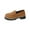 Brown, variant on Loafers for Women Flatform Chunky Penny Loafer Thick Sole Comfortable Slip on Work Office Business Casual Dress Shoes Red