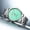 Silver Streak Mint Green, variant on Curren 9090 Men's Business Waterproof Watch Personality Simple Steel Belt Watch Couple Watch Men