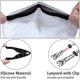 thumbnail image 3 of Paquete de 5 almohadillas nasales antivaho de silicona para clips nasales antivaho de silicona reutilizables que evitan que las gafas se empañen, admiten un mayor espacio para resp, 3 of 4