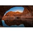 thumbnail image 2 of Zheng, Michael 14x11 White Modern Wood Framed Museum Art Print Titled - Cathedral In The Desert, 2 of 4