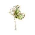 thumbnail image 2 of fenteer Butterfly Brooch Pin Alloy Rhinestone Brooch Pin for Ladies Birthday Wedding, 2 of 8