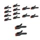 thumbnail image 2 of Riwesomey Abrazaderas de resorte de nailon de 4 pulgadas, 8 Uds., con apertura giratoria, juego de Clips de carpintería de alta resistencia para papel Herramientas y ferretería No.1 Riwesomey TO005559-01, 2 of 6