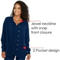 thumbnail image 5 of Grey's Anatomy 'Grey's Anatomy Signature' Round Neck Warm Up Scrub Jacket, 5 of 7