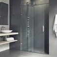 thumbnail image 4 of VIGO  Ryland Frameless Track Sliding Shower Door Chrome Adjustable Width 62 to 64 in. Chrome Finish, 4 of 4