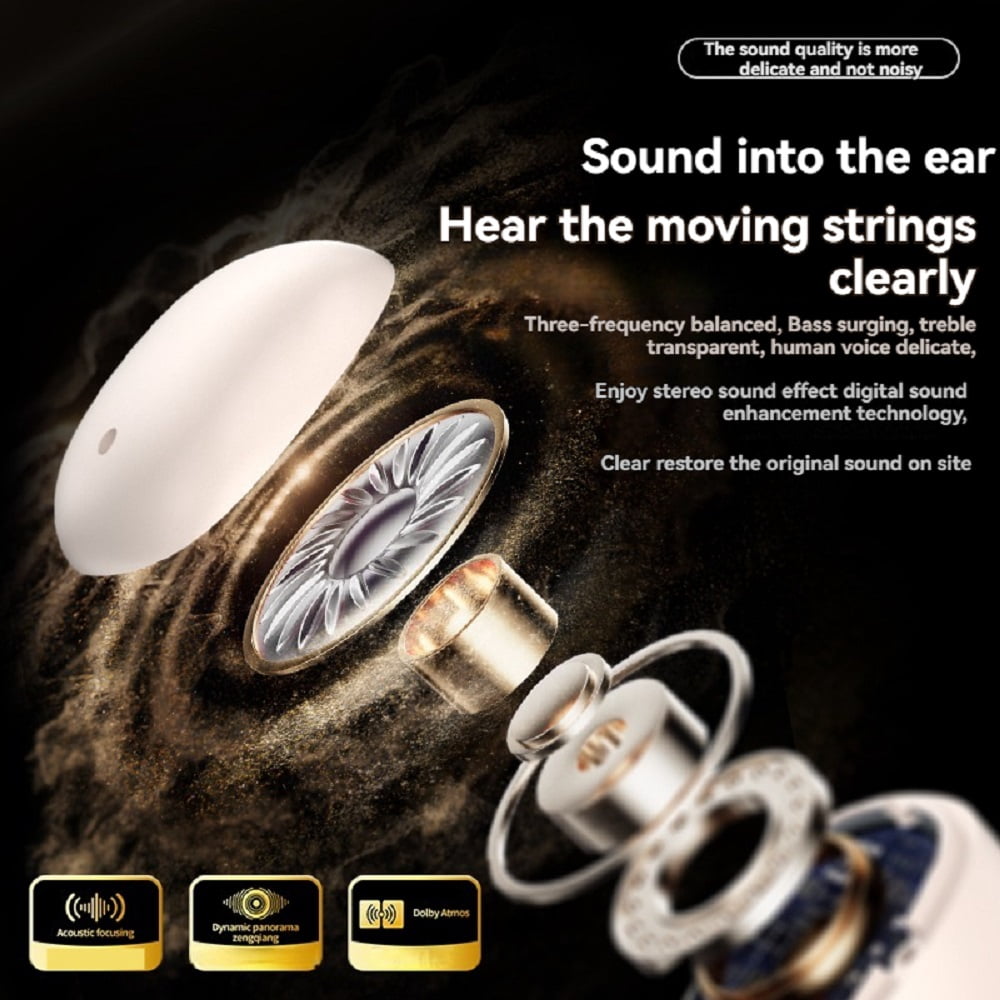 AI Smart Mini Invisible Sleep Wireless Bluetooth Headphones,Wireless Earbuds,Sleep Earbuds Side Sleepers, Invisible Headphones, Bluetooth Headset, Perfect for Side Work Study Hiking and More