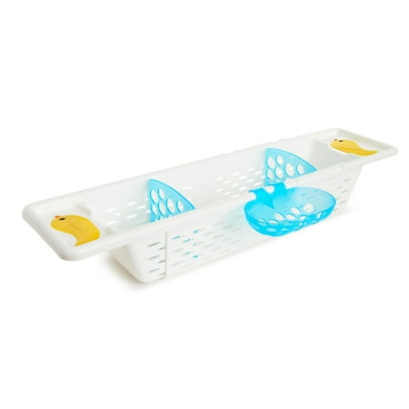 White Wood Caddy - Munchkin Supergrip Bath Caddy