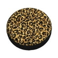 thumbnail image 3 of Bingfone Gold Glitter Leopard Spare Tire Cover Weatherproof Universal Wheel Protectors For Rv Camper Travel Trailer Suv Truck 17 Inch, 3 of 9