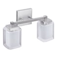 thumbnail image 6 of Aspen Creative 62326, Bathroom Vanity 2 Lights Fixture 15"W x 9"H x 5-3/4"E. Satin Nickel Finish, Bulb Not Included, 6 of 7