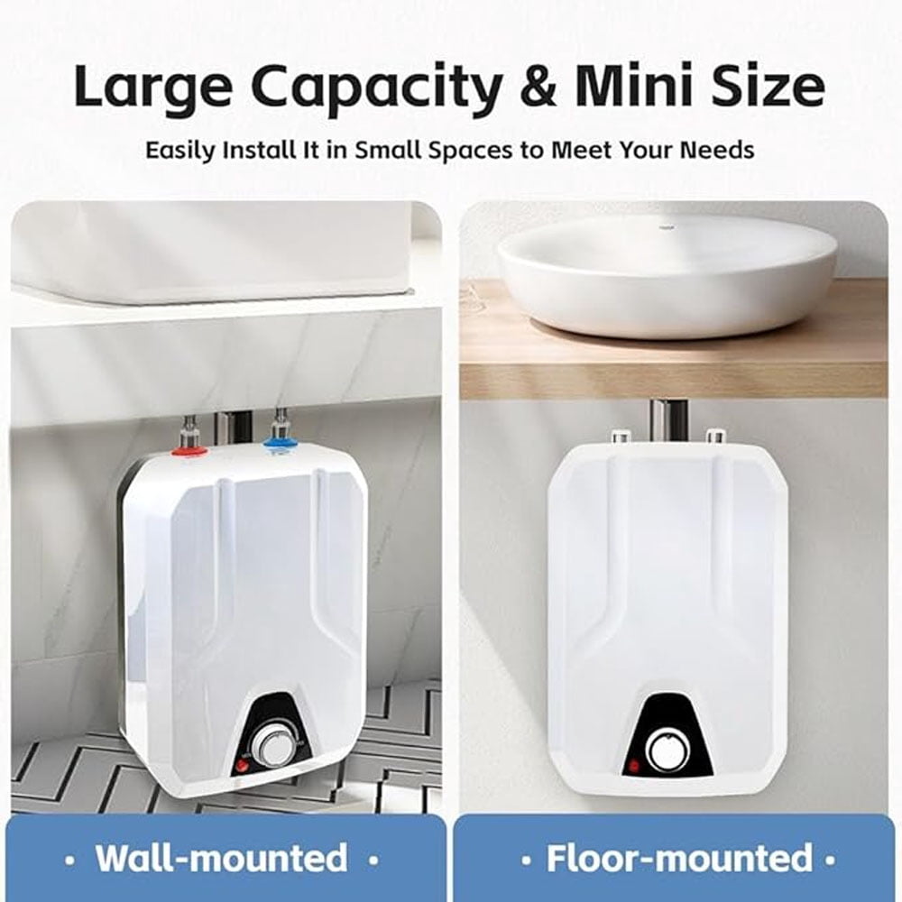FVSTR 110V-120V 1.5Kw Compact 2.16 Gallons Small Under Sink Tank Electric Water Heater