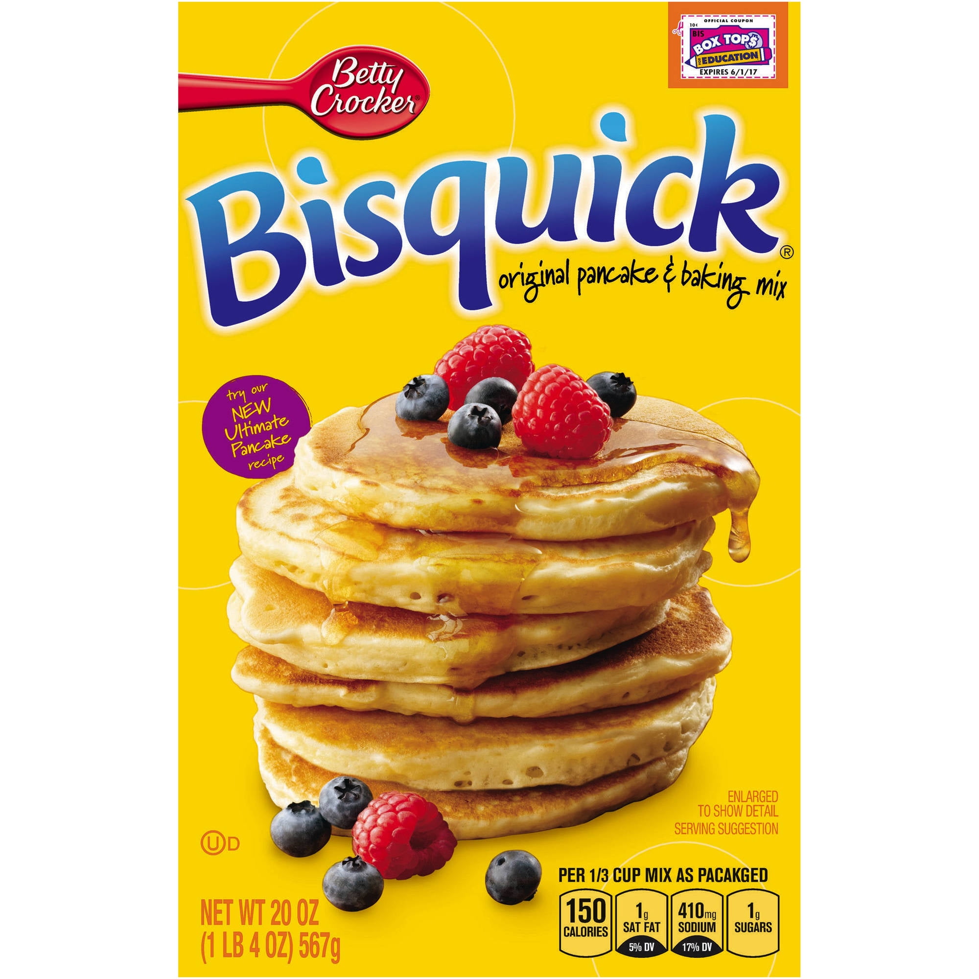 Bisquick Pancake Baking Mix 20 Oz Walmart