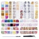 thumbnail image 1 of Juego de purpurina para uñas, gemas de espalda plana, decoraciones de pedrería con pedrería, pi MABOTO Brillo de uñas, 1 of 7