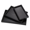 thumbnail image 1 of WALFRONT Rectangle Shape Solid Wood Tea Coffee Snack Food Meals Serving Tray Plate Restaurant Trays, Tea Serving Tray, Wood Tea Tray, 1 of 7