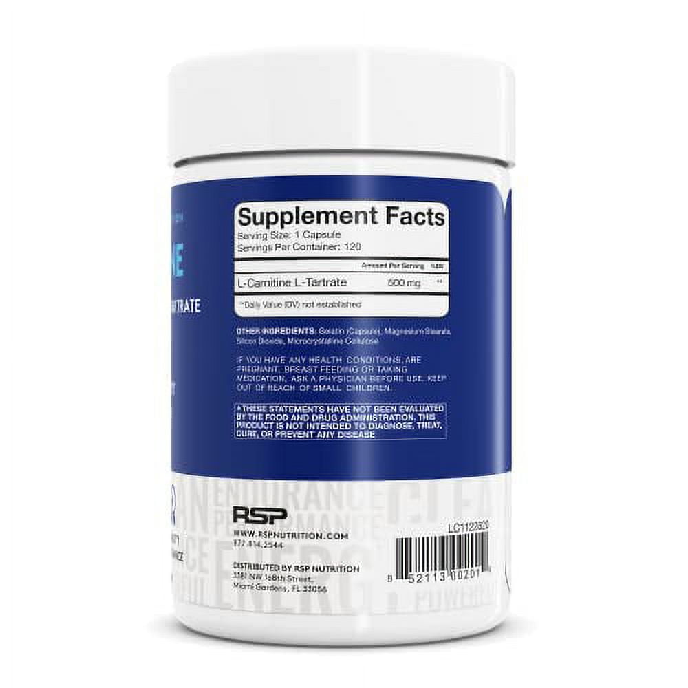 rsp nutrition l-carnitine RSP Nutrition Liquid L-Carnitine Weight Management Formula, Berry, 16 fl  oz, 31 Servings main image 1