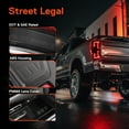 thumbnail image 4 of TRUE MODS Smoked Full LED Tail Light Assembly Replacement for 2020-2022 Ford F250 F350 F450 Super Duty w/Stock Halogen Bulb Taillight [DOT] XL XLT Lariat King Ranch Platinum Limited Rear Brake Lamp, 4 of 7