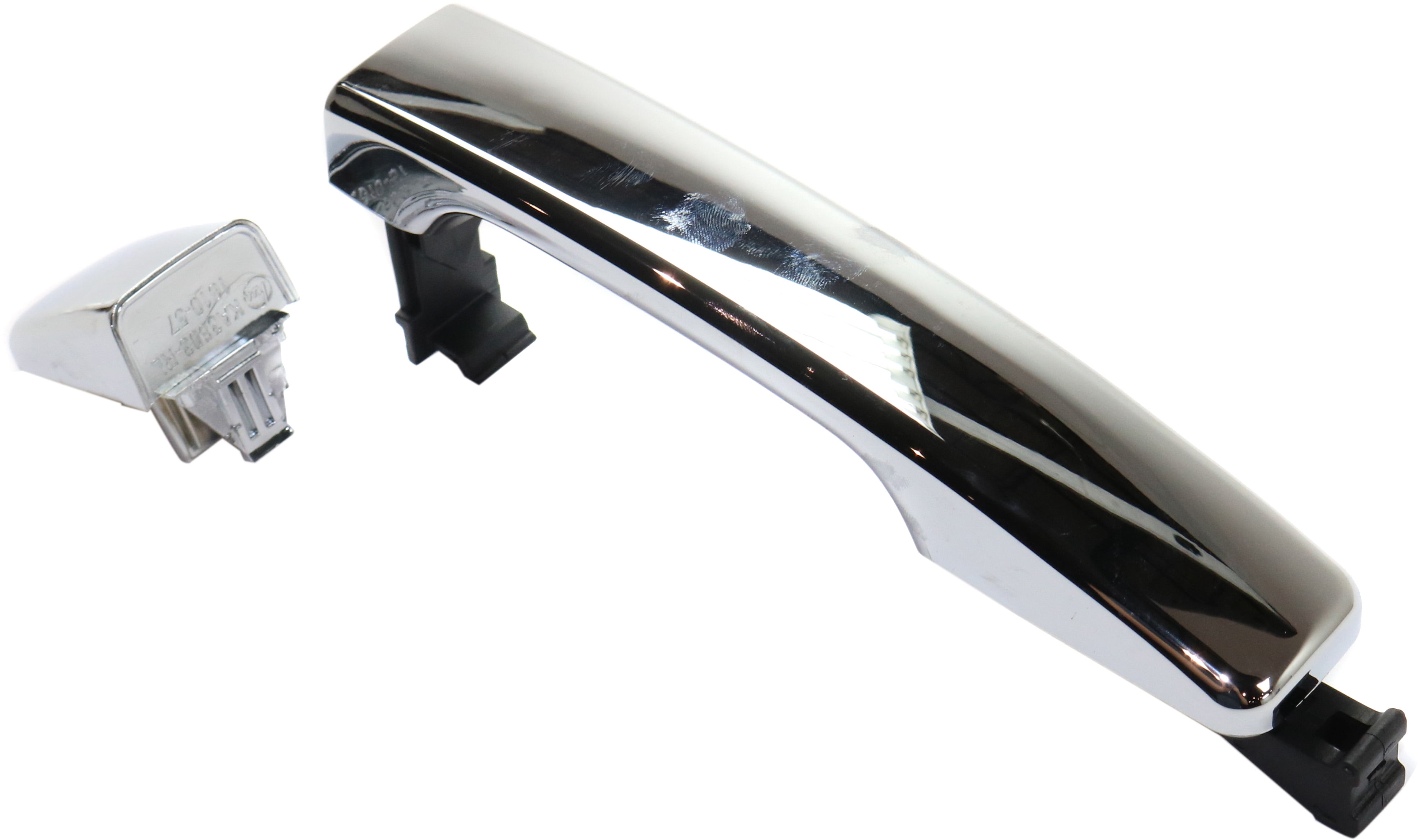 Replacement RK49150002 Exterior Door Handle Compatible with 2014-2019 Kia Soul Rear, Left Driver Chrome