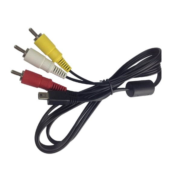 USB to AV 3RCA Cable for DSLR Cameras Direct Display on Television 47.24in