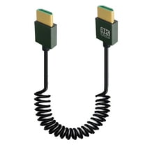 Yucurem 8K Hdmi-compatible Male To Hdmi-compatible 2.1 Male Coiled Cable 48Gbps (A To A)