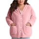 thumbnail image 5 of Ropa para adolescentes,Pijama de polar de doble cara para mujer, cárdigan de manga larga, ropa de estar suave para el invierno en casa, sopatenor, 5 of 9