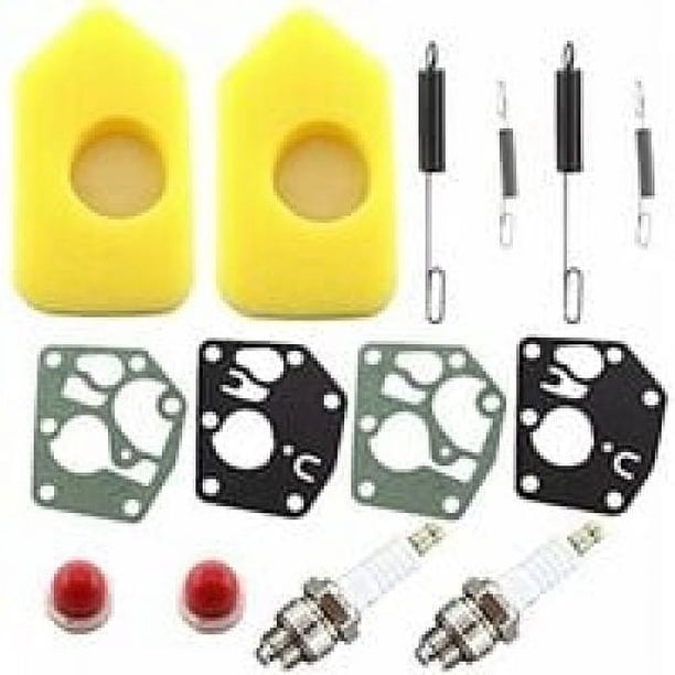 Elementos esenciales para la actualización del motor, reemplazo del carburador, filtro de aire, regulador, resorte, diafragma de bujía, fácil instalación para Briggs Stratton 9E900 9F900 9G900 9J900,