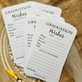 thumbnail image 4 of 2024 Graduation Wish Greeting Card Set Keepsake - Gold Design Greetings & Advice Cards for Graduate Gift Giving Ceremonies & Milestones, 4 of 6