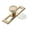 Champagne Bronze, variant on 5 Pack 1-1/4 Inch Cabinet Knobs Champagne Bronze Backplate with Base Plate Zinc Solid Brushed Brass Kitchen Cabinet Handles Drawer Pulls Cabinet Hardware