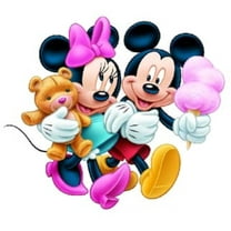 Dating Minnie Cartoon Character Decors Wall Sticker Art Design Decal for Girls Boys Kids Room Bedroom Nursery Kindergarten Home Decor Stickers Wall Art Vinyl Decoration (30x30 inch)