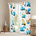 thumbnail image 3 of Homewish Construction Vehicle Boys Curtains Pack of 2 (42x84 Each), Cartoon Dinosaur Truck Curtains Blackout, Kawaii Animal Bedroom Curtains, Living Room Curtains Decor, 3 of 6