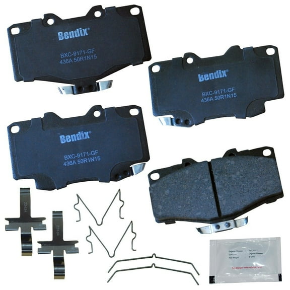 Bendix Brakes Disc Brake Pad Set Fits select: 1995-1998 TOYOTA TACOMA, 2001-2002 TOYOTA 4RUNNER