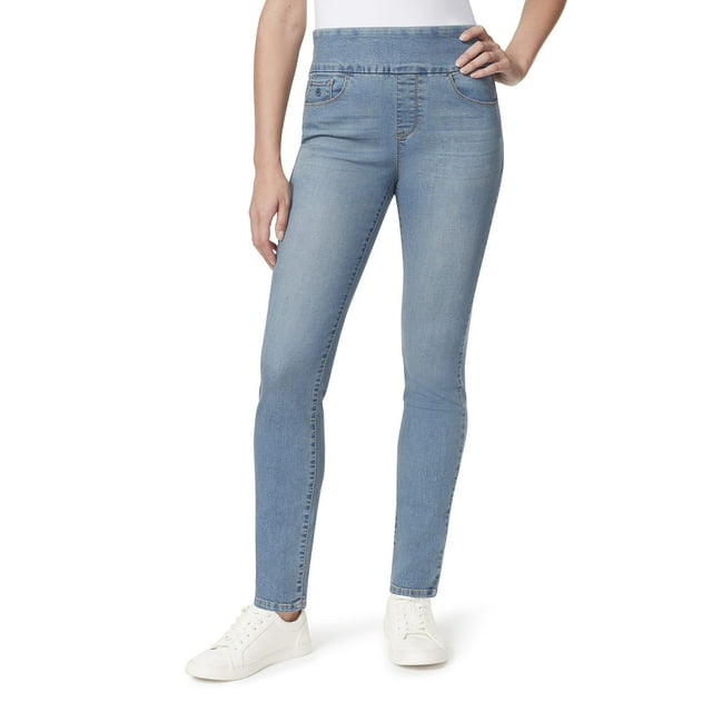 Pantalones para mujer Gloria Vanderbilt Amanda tiro alto con ajuste cómodo Talla 6