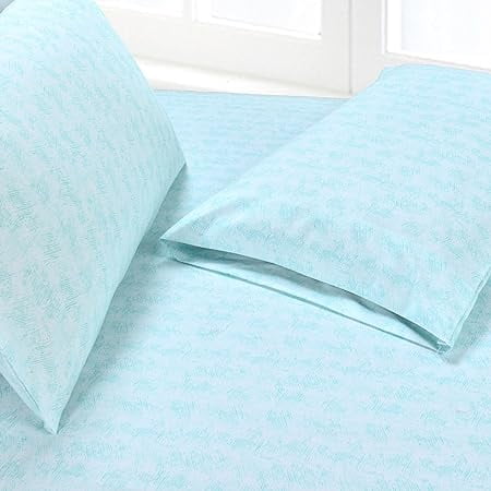 Elegant Comfort 6-Piece Sheet Set - Softest & Coziest, Deep Pocket, Wrinkle Resistant, Twin, Wave Aqua