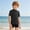 Black, variant on Liyamei Boys Swim Shirts, Kids Rash Guard, Lightweight Swim Shirt for Beach Pool Sun Protective Comfort Black 2-3 Years