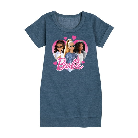 Barbie - Valentine's Day - Boss Babe Girls Group - Toddler & Youth Girls Fleece Dress