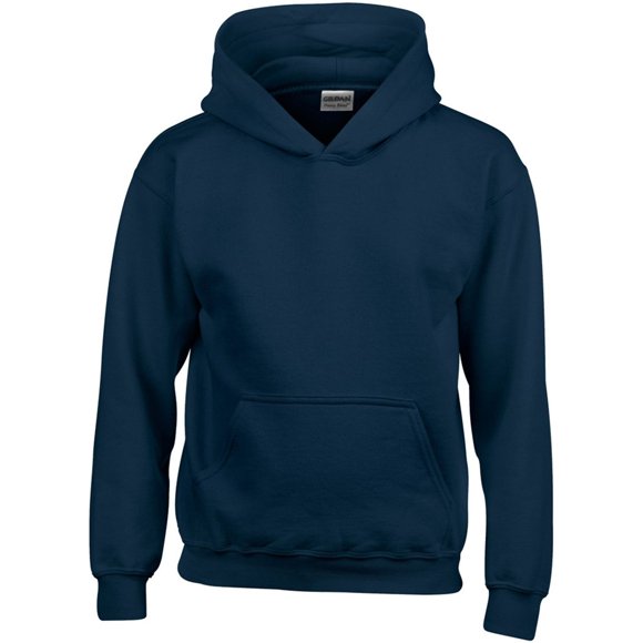 Gildan Heavy Blend Childrens Hooded Sweatshirt Top / Hoodie