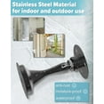 thumbnail image 2 of Magnetic Door Stoppers 2 Pack, Door Stops for Wall and Floor Mounting, Door Holder Keep Door Open, No Drilling Door Stop with3D Adhesive Tapes，Black, 2 of 8