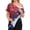 Blue, variant on Post Shoulder Surgery Shirts for Women Patriotic Pattern Tear Away Tops Side Snap Zipper Shoulder Chemo Port Adaptive Clothing