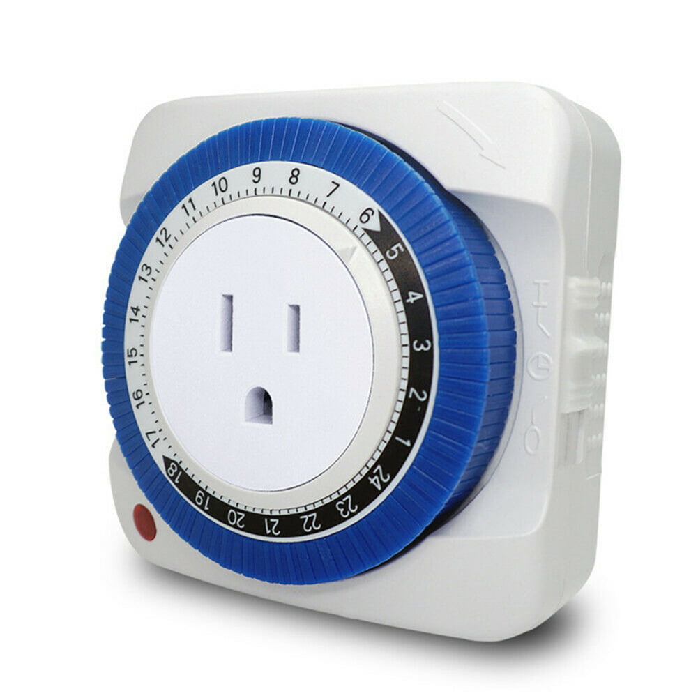 Mechanical Device Programmable Socket Timer Switch Smart Plug Appliance Outlet 