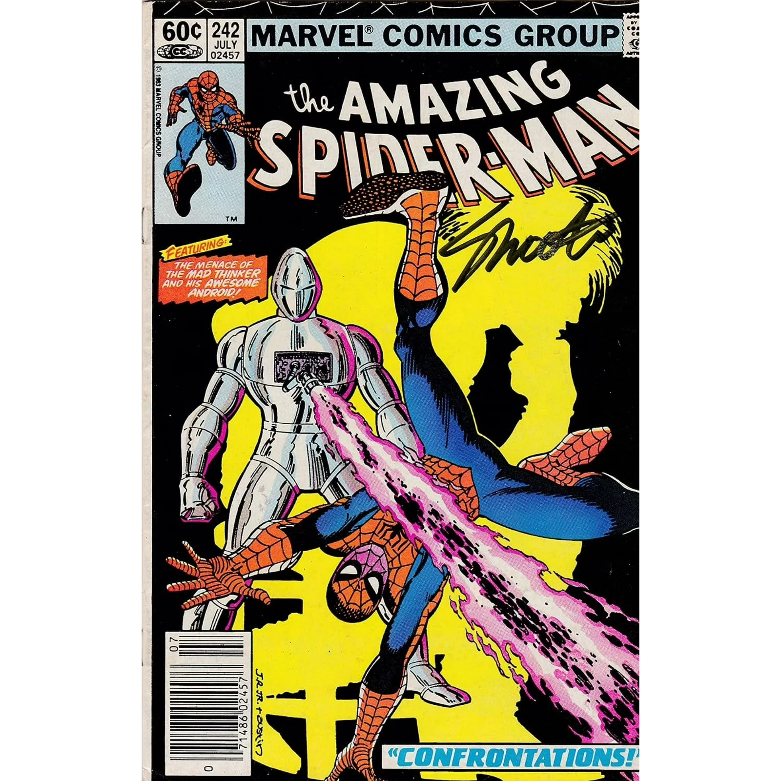 Amazing Spider-Man #242 Signed Jim Shooter