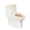 Christmas Tree Lazy Pattern, variant on HELLHERO Happy New Year Toilet Covers Set, Easy Care Polyester Toilet Seat Covers Set, U-Shaped, 2026