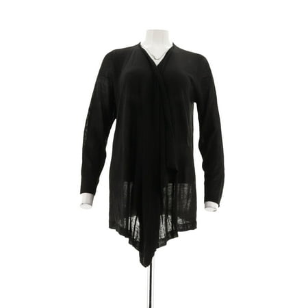 - Susan Graver Sweater Knit Light Cascade Cardigan A257111