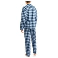 thumbnail image 2 of Hanes Men's and Big Men’s 100% Cotton Flannel Pajama Set, 2-Piece, Sizes S-5XL, 2 of 2